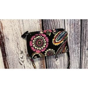 Vera Bradley Strap Wallet Bandana Swirl Pattern